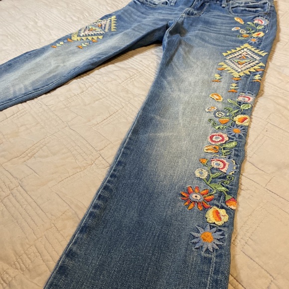 Drift Wood Audrey 25 embroidered jeans - Picture 1 of 12